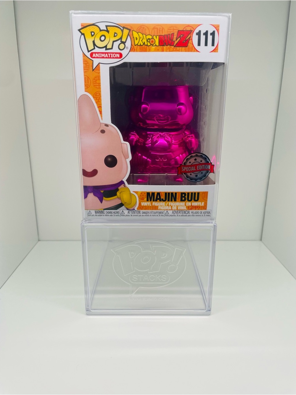 #111 Funko POP! Metallic Pink Majin Buu Vinyl Figure - SPECIAL EDITION